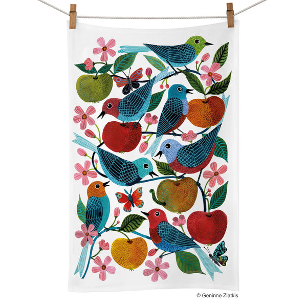 WerkShoppe Cotton Tea Towel - Apple Orchard