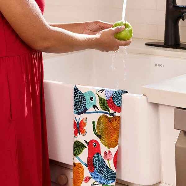 WerkShoppe Cotton Tea Towel - Apple Orchard