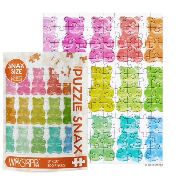 Werkshoppe 100pc Puzzle Snax - Gummy Bears