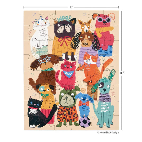 Werkshoppe 48pc Puzzle Snax - Fur Babies