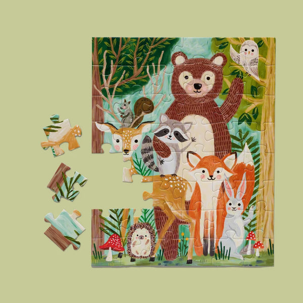 Werkshoppe 48pc Puzzle Snax - Woodland Cuties