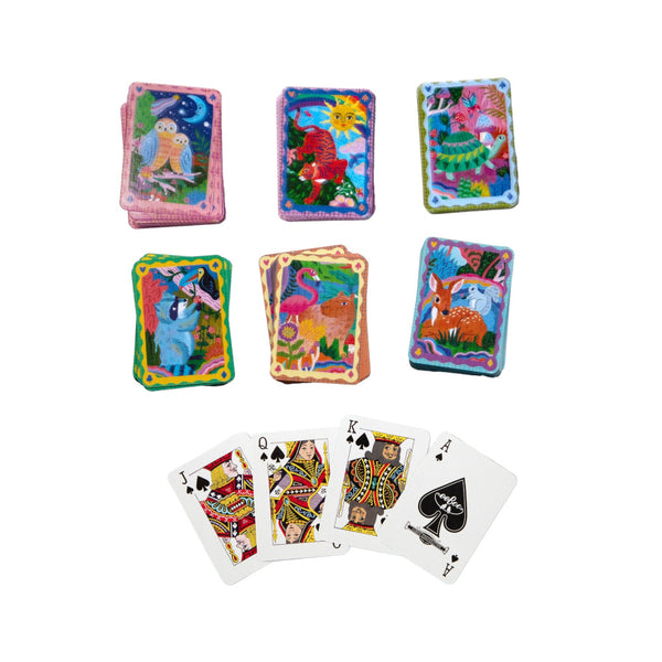 eeBoo Tiny Playing Cards Assortment - Sarah Walsh