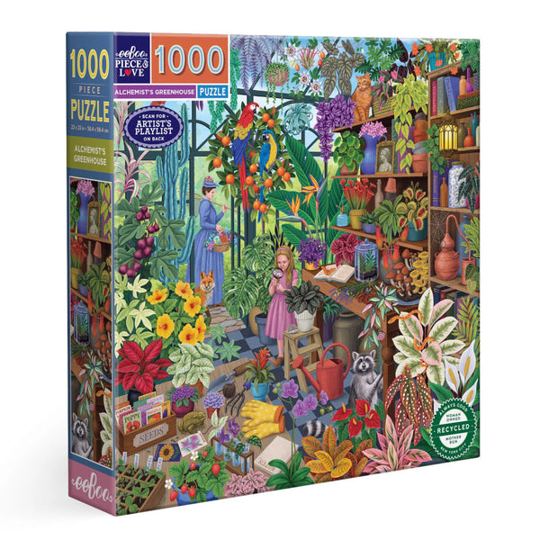 eeBoo 1000pc Puzzle - Alchemist's Greenhouse