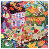 eeBoo 1000pc Puzzle - Autumn Cottage