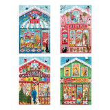 eeBoo 100pc Puzzle: Christmas Market Assortment