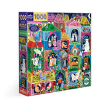 eeBoo 1000pc Puzzle - Christmas Cats