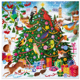eeBoo 1000pc Puzzle - Christmas Songbirds