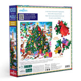 eeBoo 1000pc Puzzle - Christmas Songbirds
