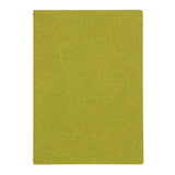Green notebook with 'Our Story' branding on a white background