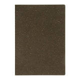 Brown textured notebook with 'Our Story' branding on a white background