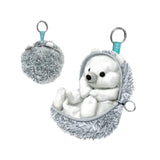 Bandai-Namco Sun-Star Marumaruz Round Pouch Hedgehog - Grey