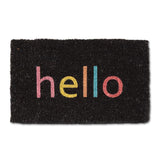 Abbott Coir Doormat - Colourful Hello