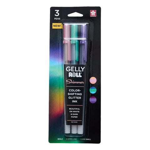 Sakura Gelly Roll Shimmer Gel Pen 3pk - Nebula
