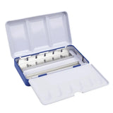 Milan Empty Metal Palette, Holds 12 Half Pans