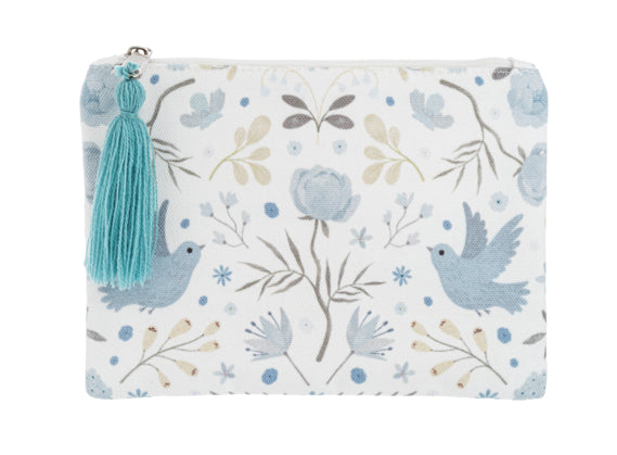 Ganz Zipper Pouch 5x7" - Botanical Birds, Assorted