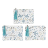 Ganz Zipper Pouch 5x7" - Botanical Birds, Assorted