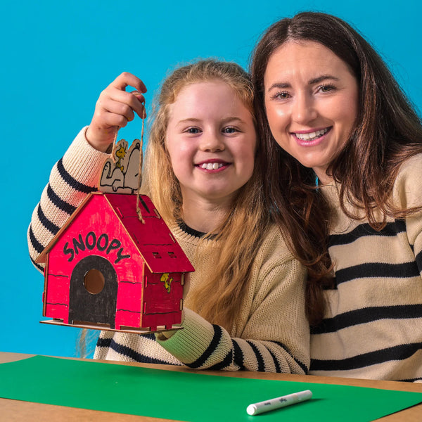 Ooly x Peanuts Colour-In Wooden Birdhouse Kit