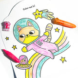 Ooly Lucky Cat Paw Scented Neon Highlighters Set of 6