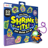 Ooly Shrink-Its! DIY Shrink Art Kit - Glow Buddies, 20 Charms