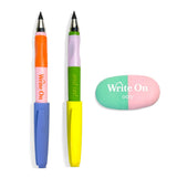 Ooly Write On Graphite Pencils and Eraser 3pc Set