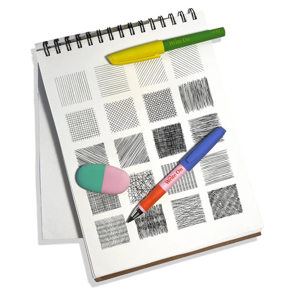 Ooly Write On Graphite Pencils and Eraser 3pc Set