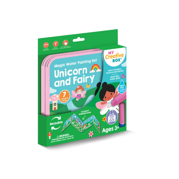 My Creative Box Magic Water Painting Set - Unicorn and Fairy