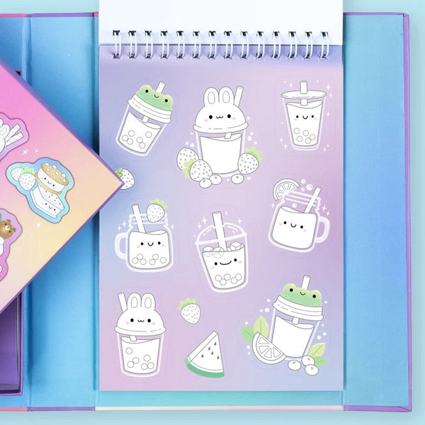 Tiger Tribe Scented Stacks Of Stickers Kit - Dreamy Desserts