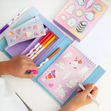 Tiger Tribe Scented Stacks Of Stickers Kit - Dreamy Desserts