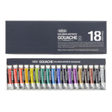 Holbein Artists’ Gouache 18 x 5ml Tube Set