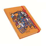 Norval Morrisseau Man Changing into Thunderbird Artist Hardcover Notebook, Lined