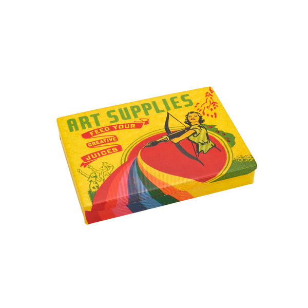 Blue Q Pocket Storage Box - Art Supplies