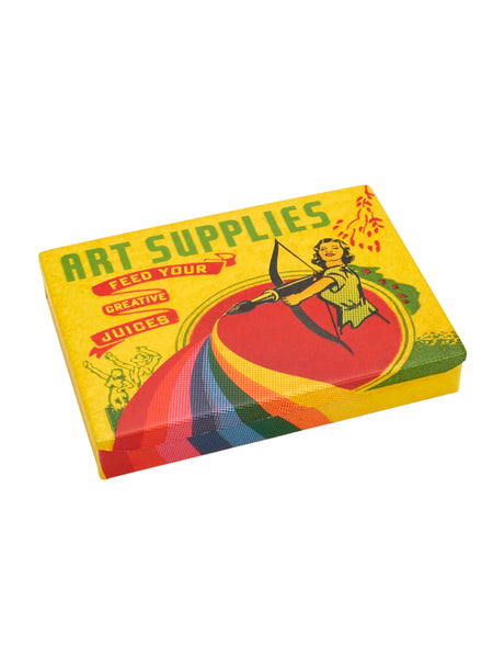 Blue Q Pocket Storage Box - Art Supplies