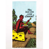 Blue Q Dish Towel - Hey, Have You Tried Cheese? Devil