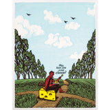 Blue Q Dish Towel - Hey, Have You Tried Cheese? Devil