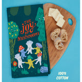 Blue Q Dish Towel - The Joy Of Mushrooms