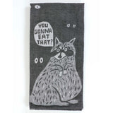 Blue Q Dish Towel - You Gonna Eat That? Raccoon