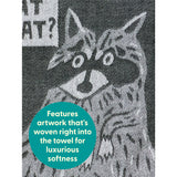 Blue Q Dish Towel - You Gonna Eat That? Raccoon