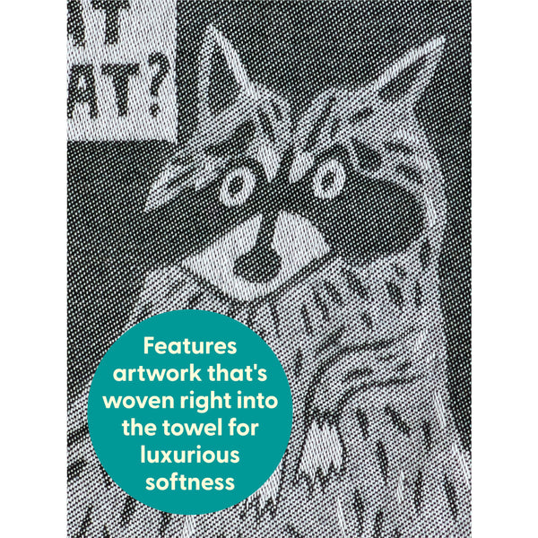 Blue Q Dish Towel - You Gonna Eat That? Raccoon