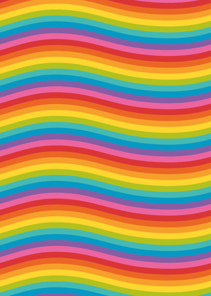 Art File Gift Wrap Roll - Rainbow