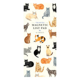 Art File Magnetic List Pad - Cats