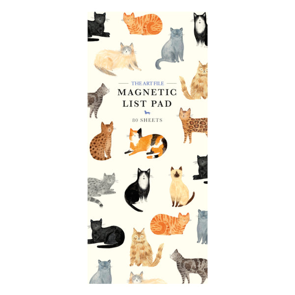 Art File Magnetic List Pad - Cats
