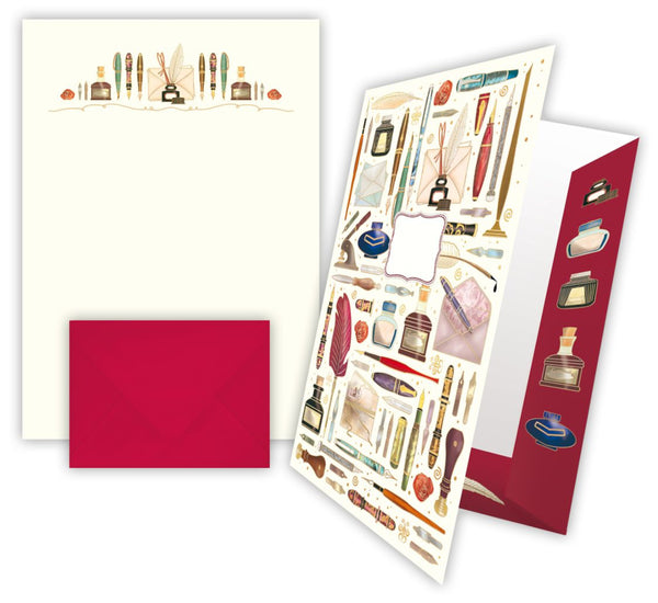 Quire Publishing Stationery Set - Quills