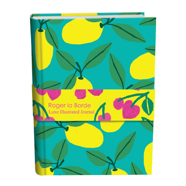 Roger la Borde Luxe Illustrated Journal - Cute Fruit