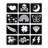 Snifty Tattoo Flair Markers 10pk Metallic + Stencils