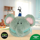 Make Believe Ideas Zoo Crew Zippazoo Bag Buddies Pouch - Elephant