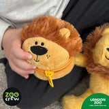 Make Believe Ideas Zoo Crew Zippazoo Bag Buddies Pouch - Lion