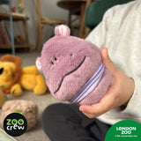 Make Believe Ideas Zoo Crew Zippazoo Bag Buddies Pouch - Pygmy Hippo