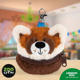 Make Believe Ideas Zoo Crew Zippazoo Bag Buddies Pouch - Red Panda