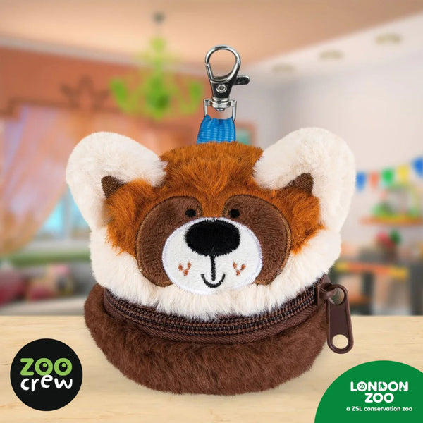 Make Believe Ideas Zoo Crew Zippazoo Bag Buddies Pouch - Red Panda