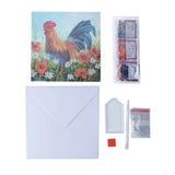 Crystal Art Card Kit - Cockeral in the Field